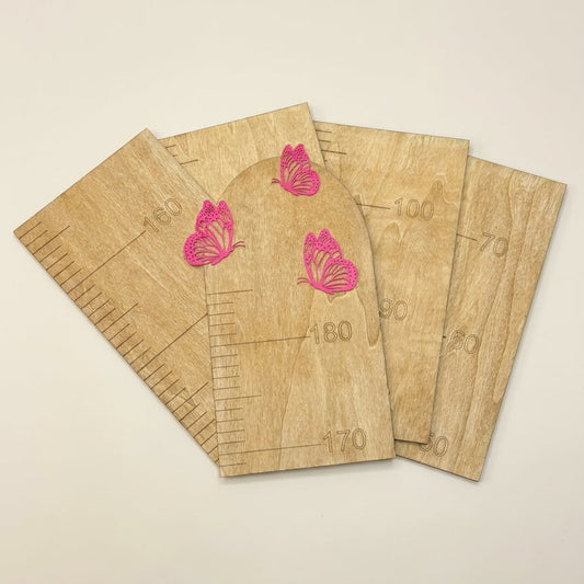 wooden growth chart preview