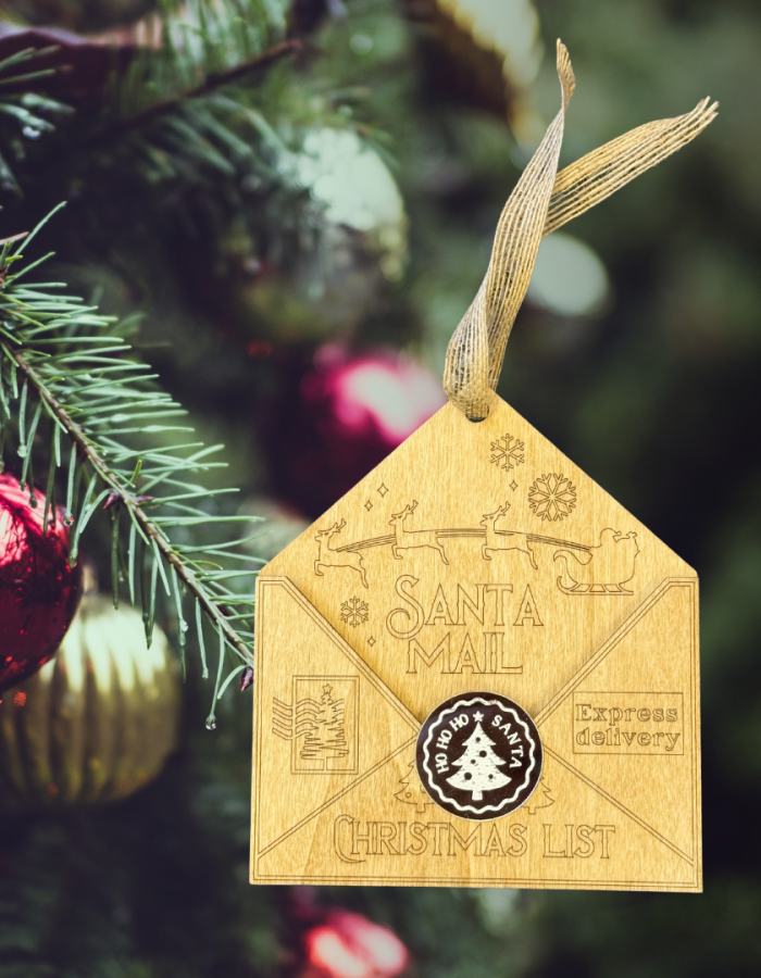 Dear Santa Letter Ornament